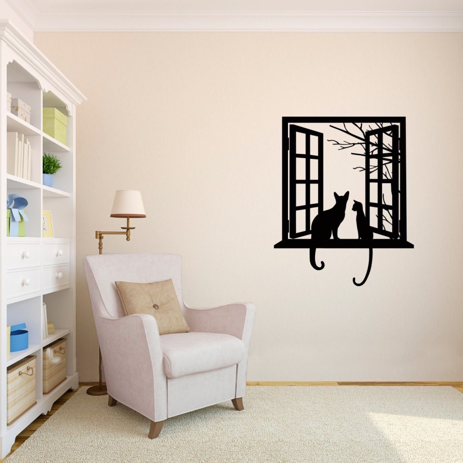 Наклейка интерьерная окно