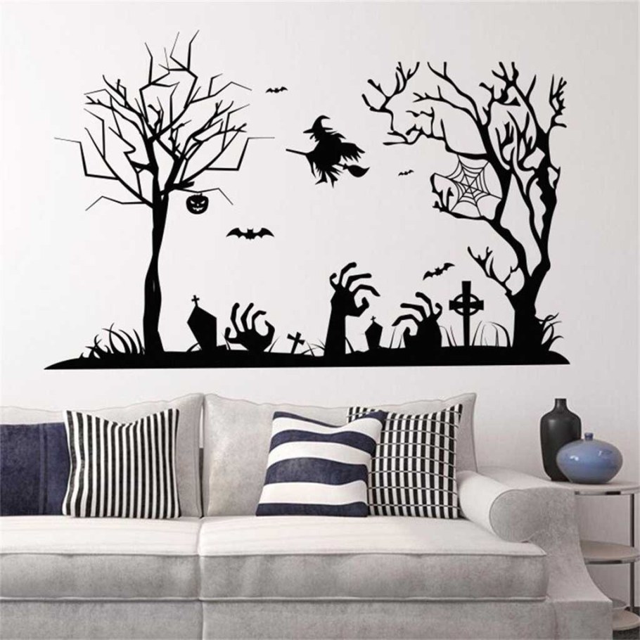 Интерьерные наклейки на окна большие