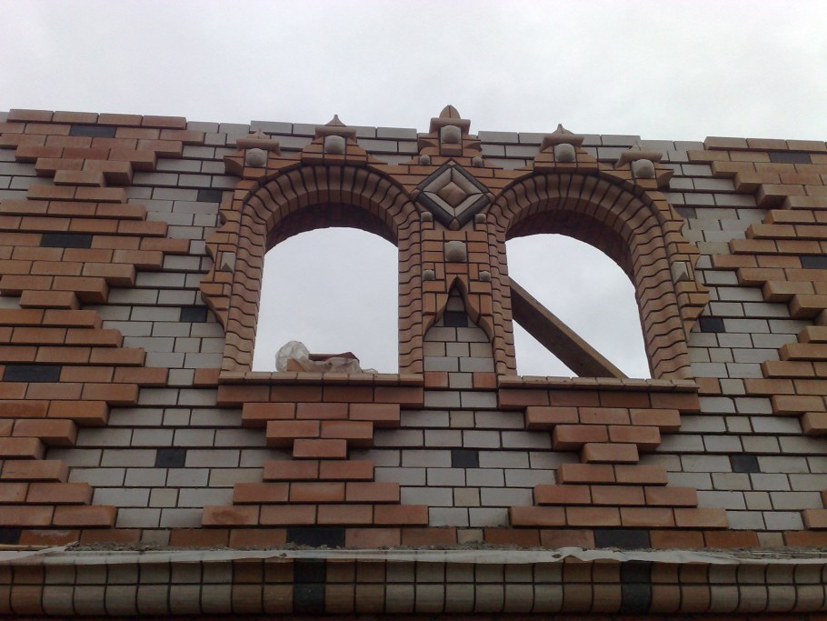 Бранденбургская кладка облицовочного кирпича