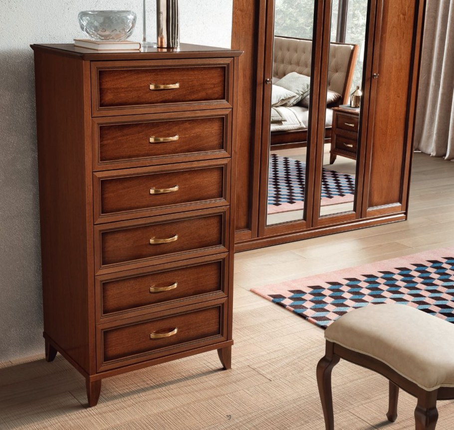 Комод высокий орех Nostalgia Camelgroup