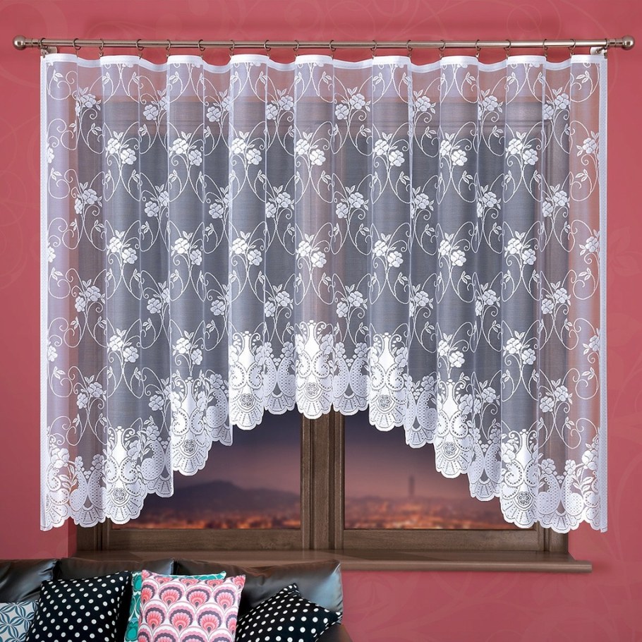 Тюль на кухню короткие