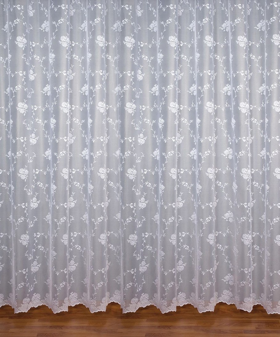 Шторы метраж арт. 45590/250, Высота 250 см, цвет - белоснежный