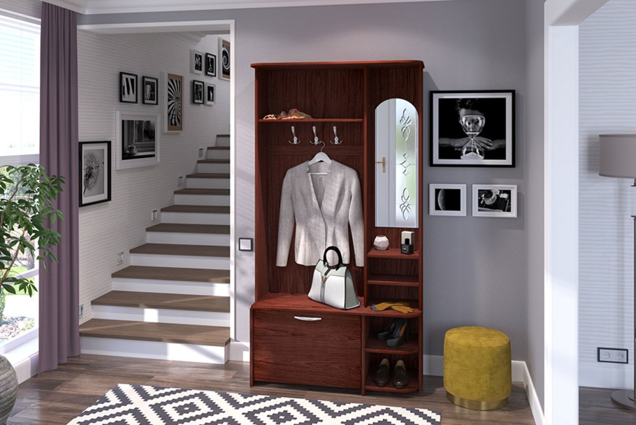 Прихожая итальянский орех