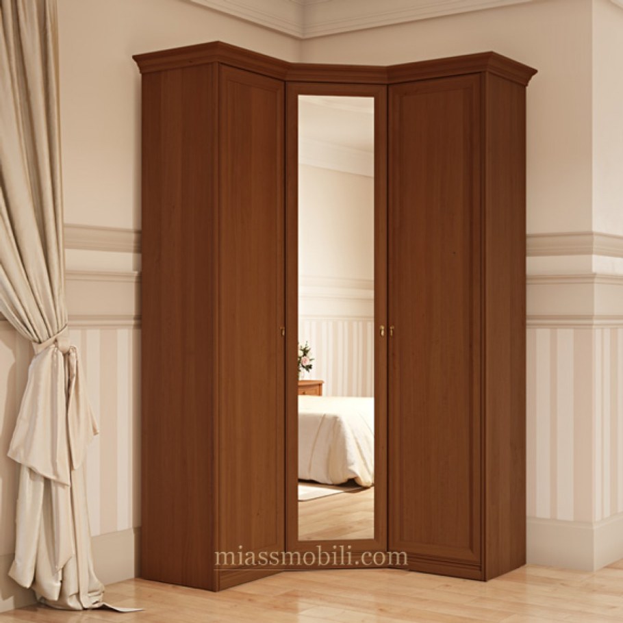 Угловой шкаф Екатерина орех Миассмебель