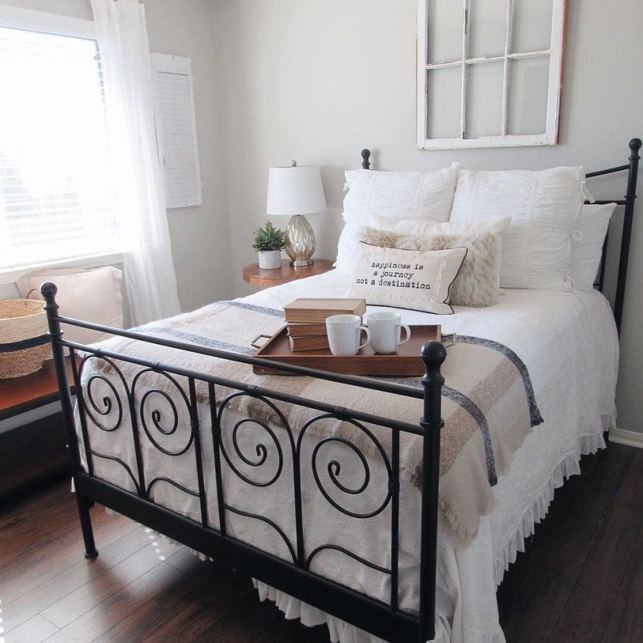 Железная кровать икеа Норесунд