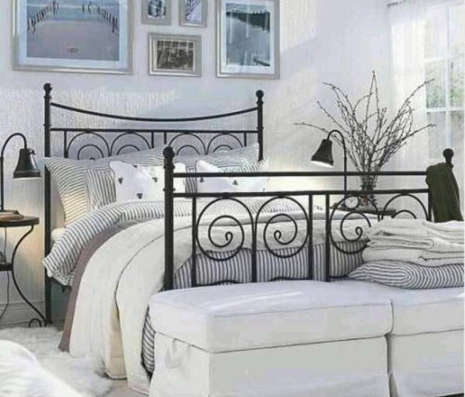 Железная кровать икеа Норесунд