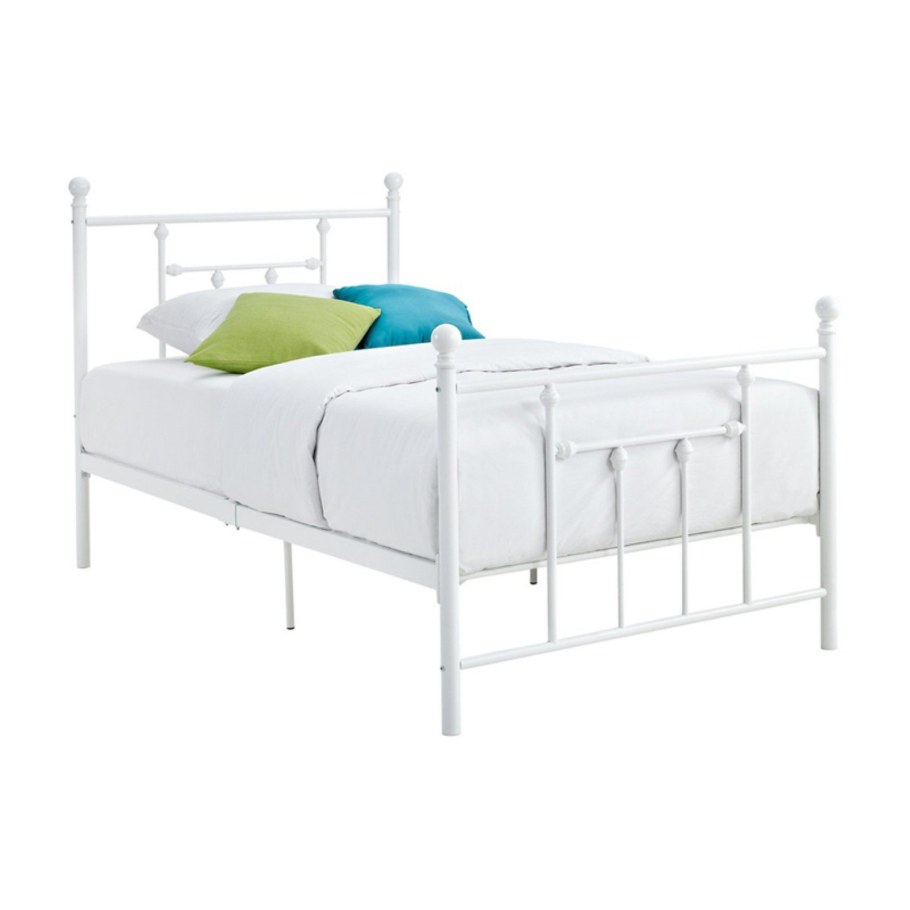 Железная кровать икеа односпальная металлическая