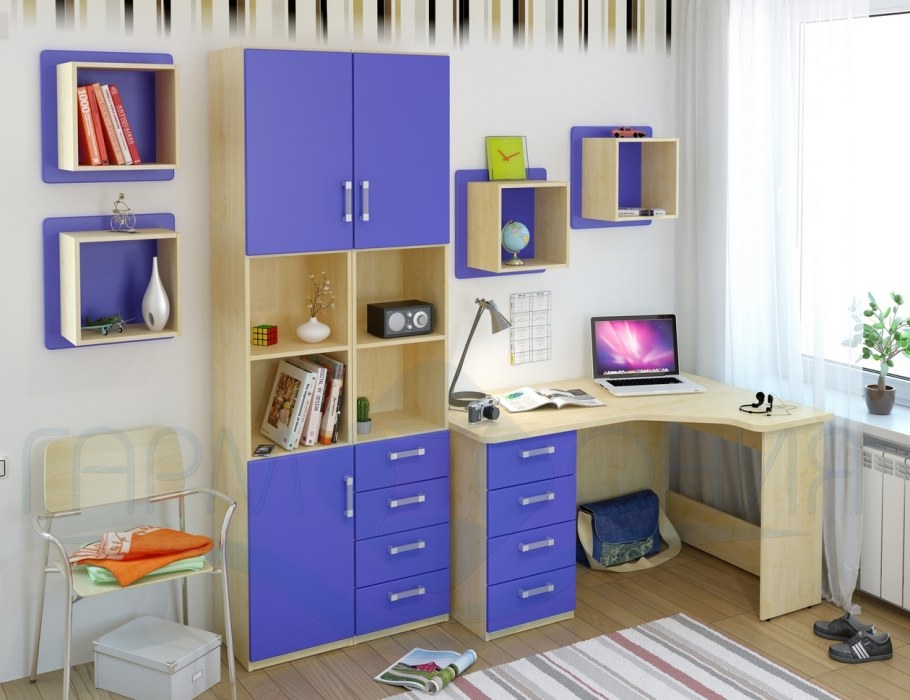 Школьный уголок для девочки