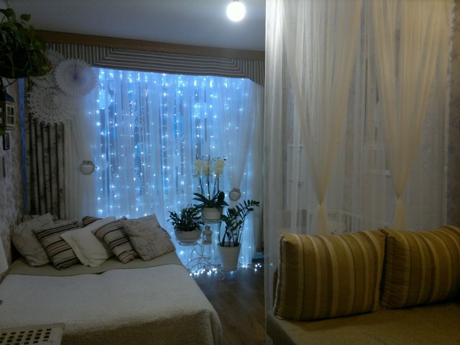 Гардины Лилль икеа в интерьере