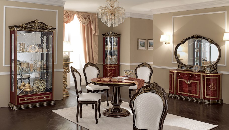 Мебель в интерьере классика 3д