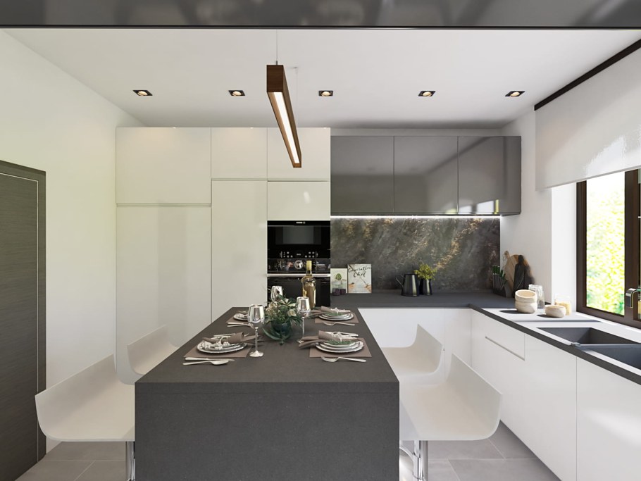 Визуализация кухни Минимализм
