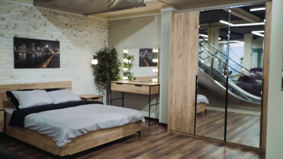 Спальня Норд дуб золотой