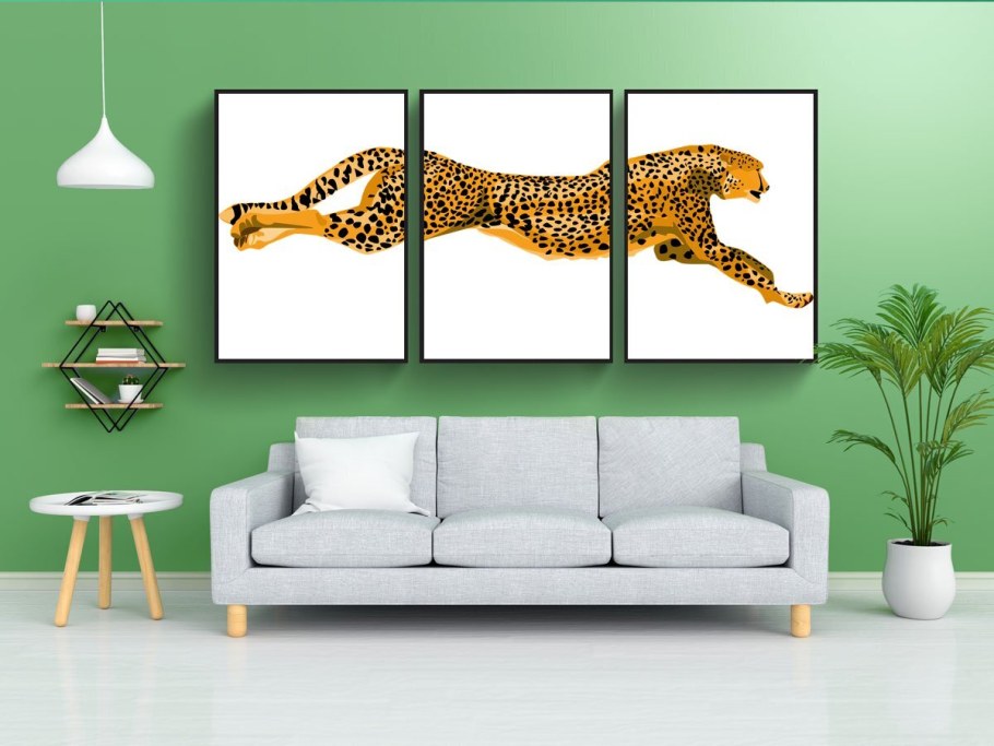 Постер гепард 40х50 в тубусе