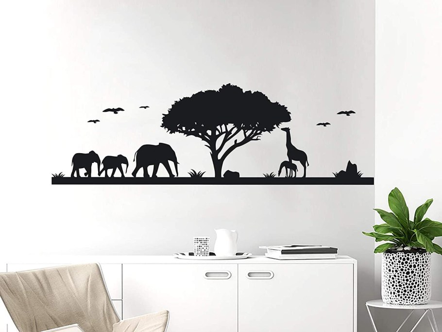 Интерьерные наклейки горы