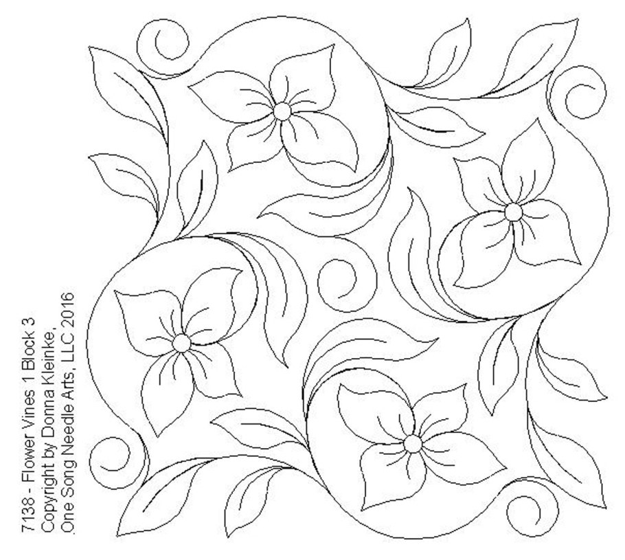 Цветы трафареты для Стежки