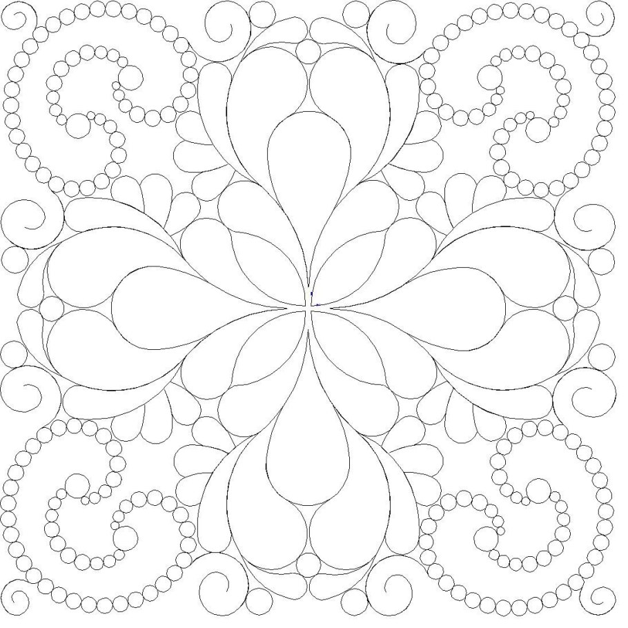 Мотив Стежки для квадрата