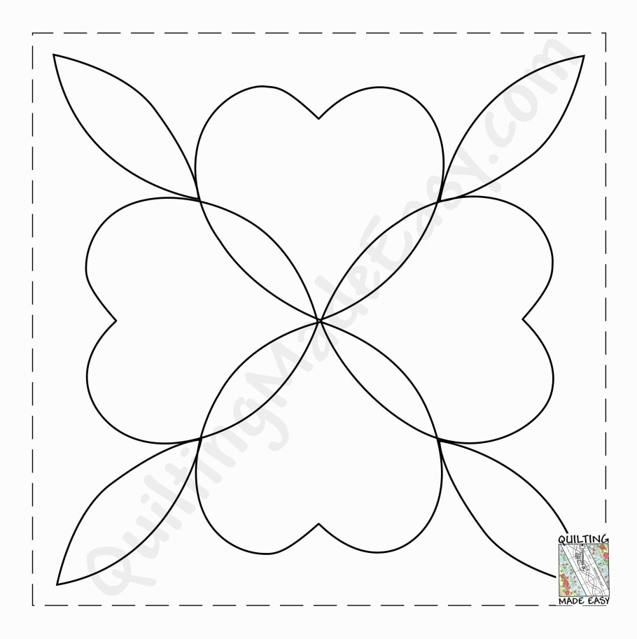 Трафарет для Стежки одеяла