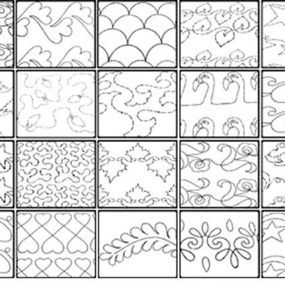 Схемы для Стежки бордюра квилта