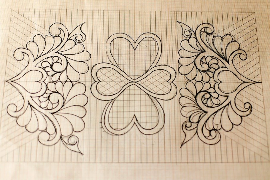 Узоры для Стежки квилтов Букеева