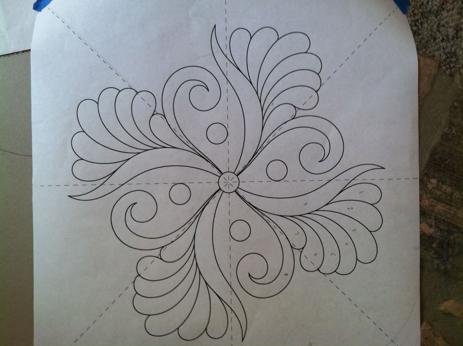 Трафарет для джутовой филиграни букет