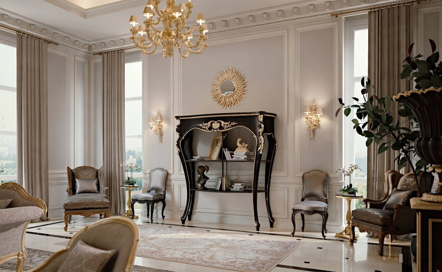 Консоль Chelini 717 в интерьере