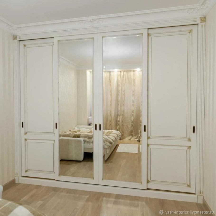 Шкаф-купе крафт-6 ясень белый