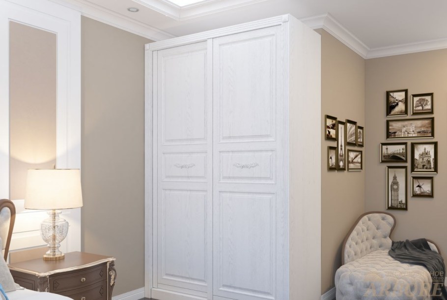 Аристо двери купе классика белые