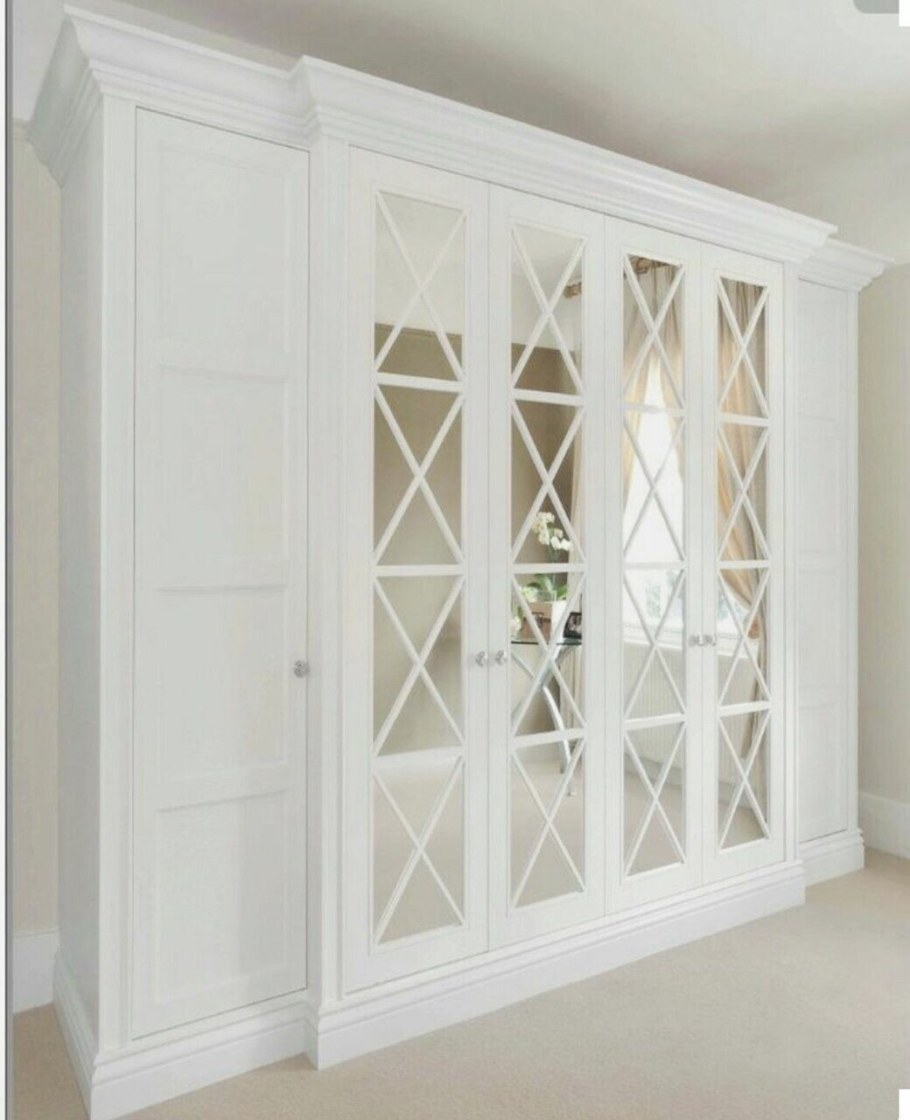 Шкаф купе классика шестидверные патина