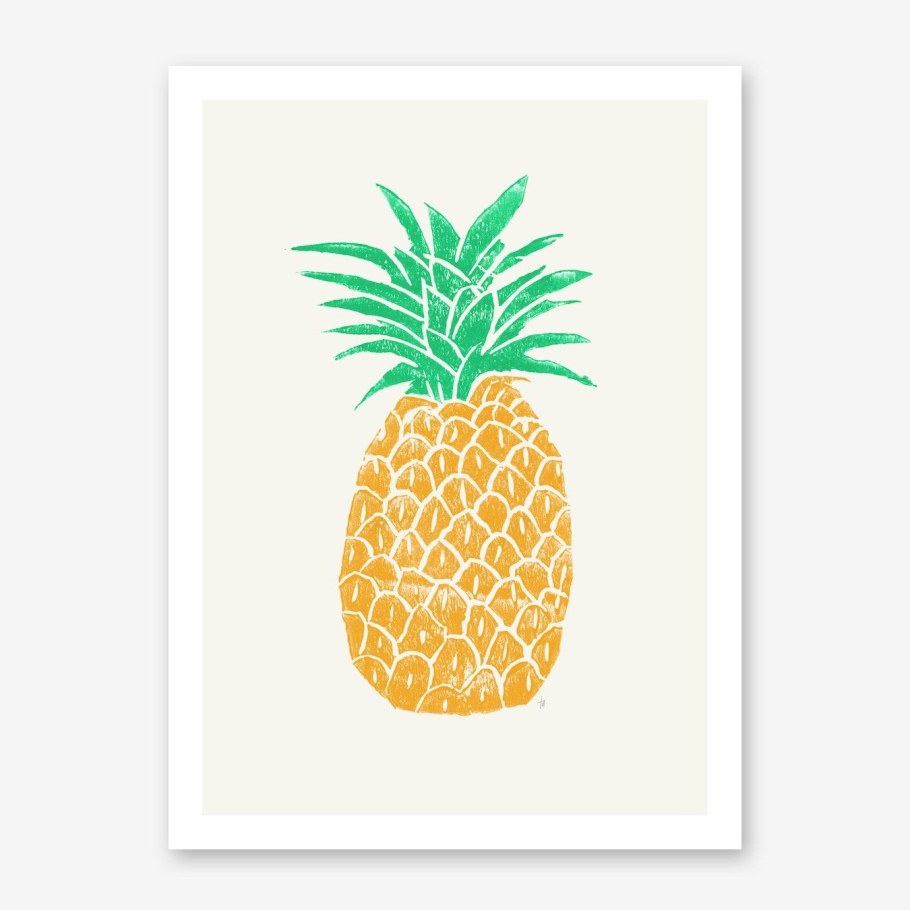 Нет пицце с ананасами плакат