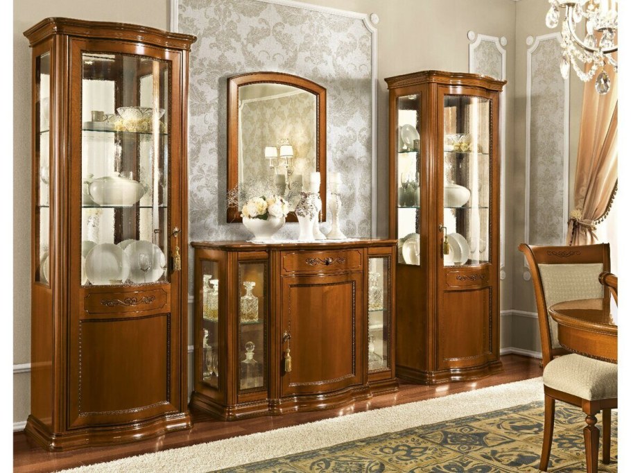 Угловая витрина Monte Cristo Bourbon bj928