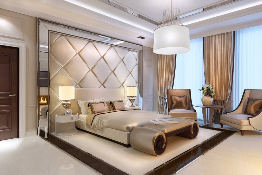 Шикарная спальня в современном стиле