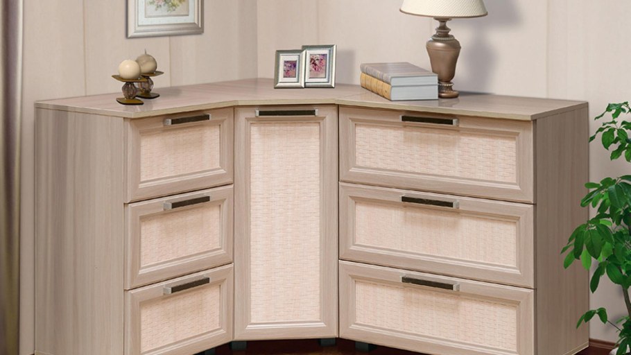 Угловой комод в спальню