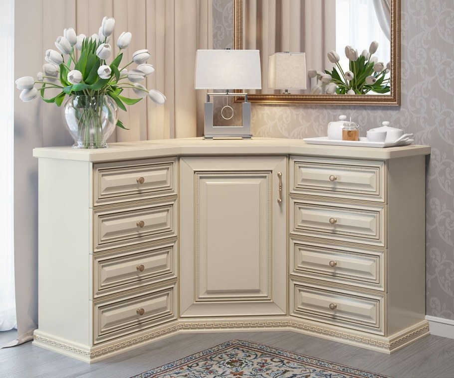 Угловой комод в спальню