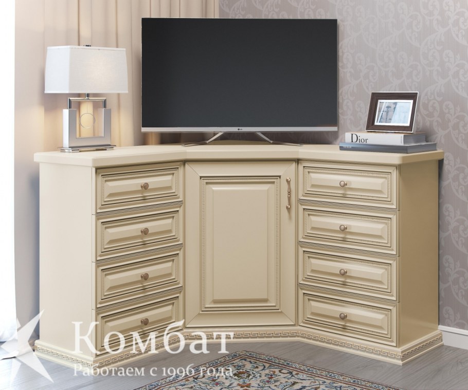 Угловые тумбы и комоды под телевизор