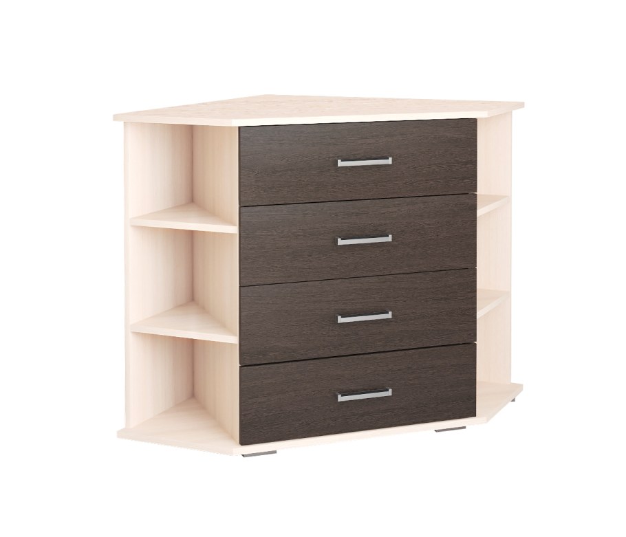 Комод Катрин 6 венге дуб молочный