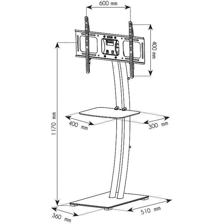 Pantogroff мобильная стойка для телевизоров 32-70"