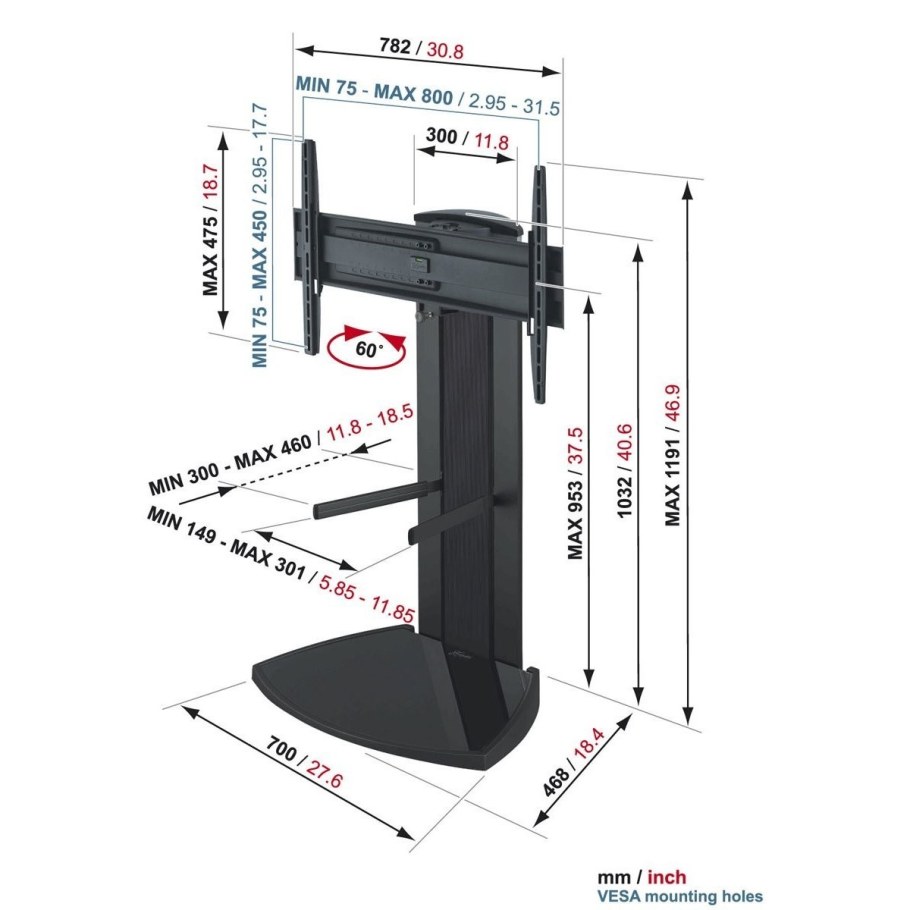 Напольная стойка Vogel’s EFF