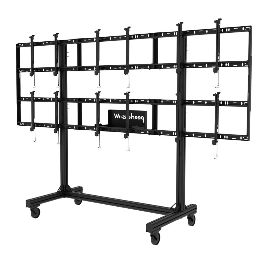 Мобильная стойка для видеостены 2х2