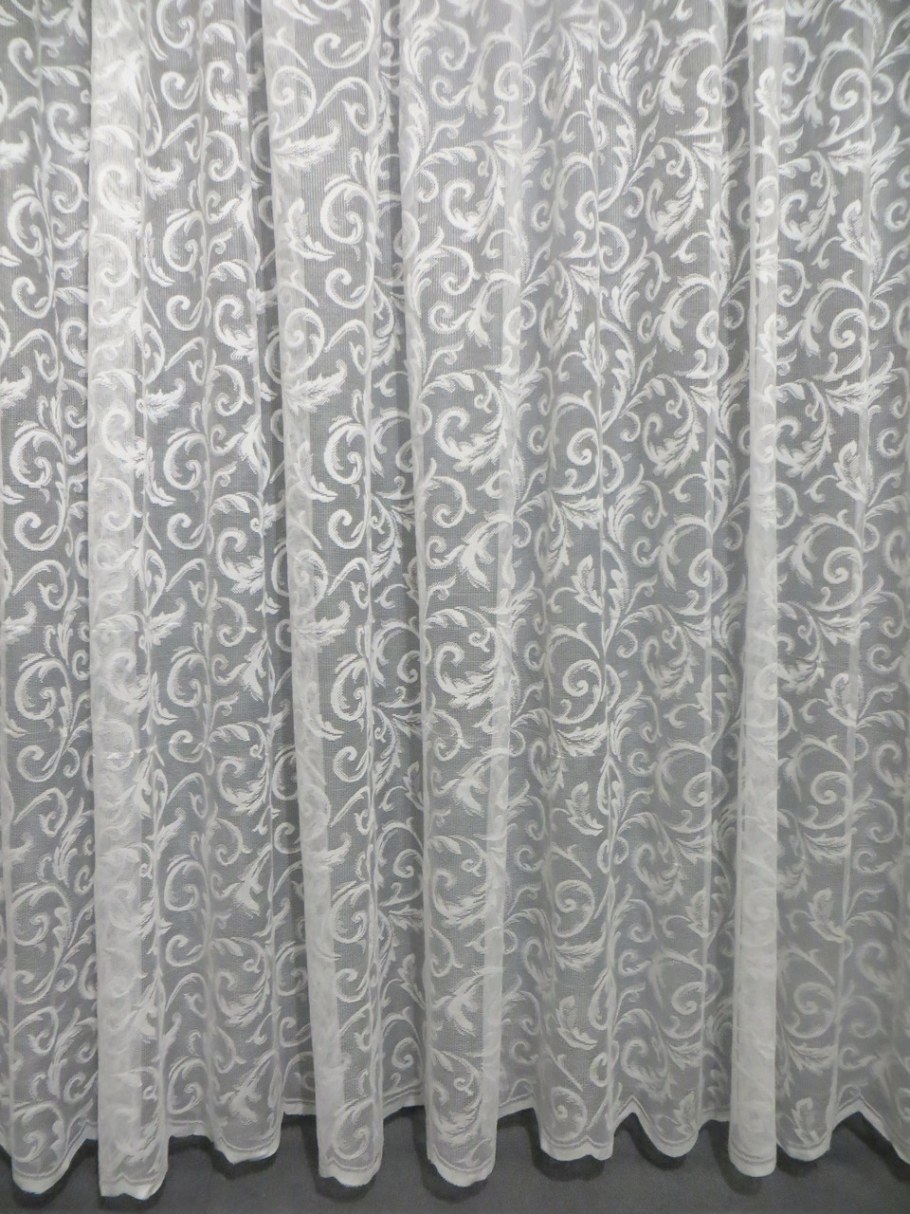 Жаккардовая ткань тюль
