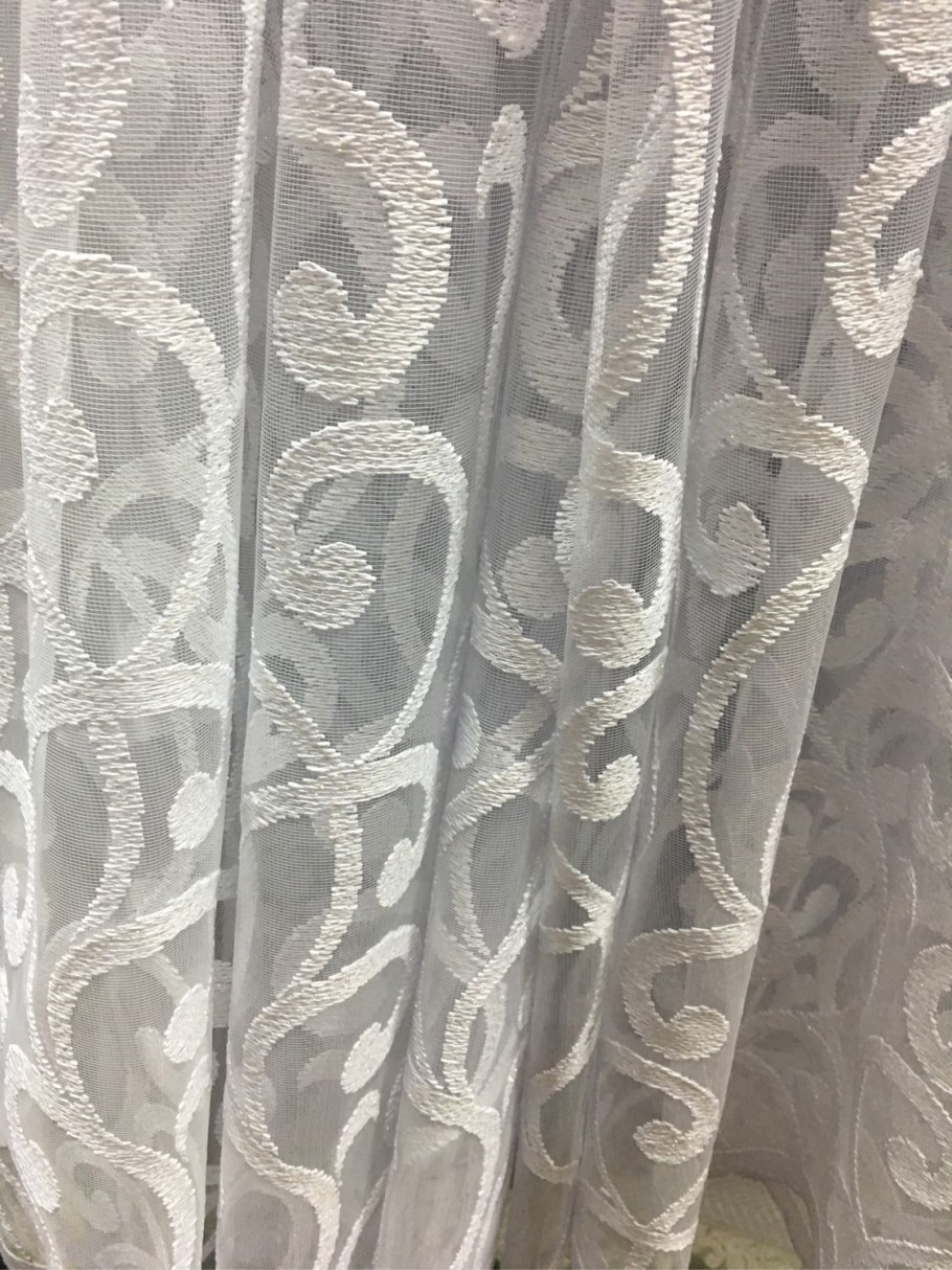 Тюль ажурная