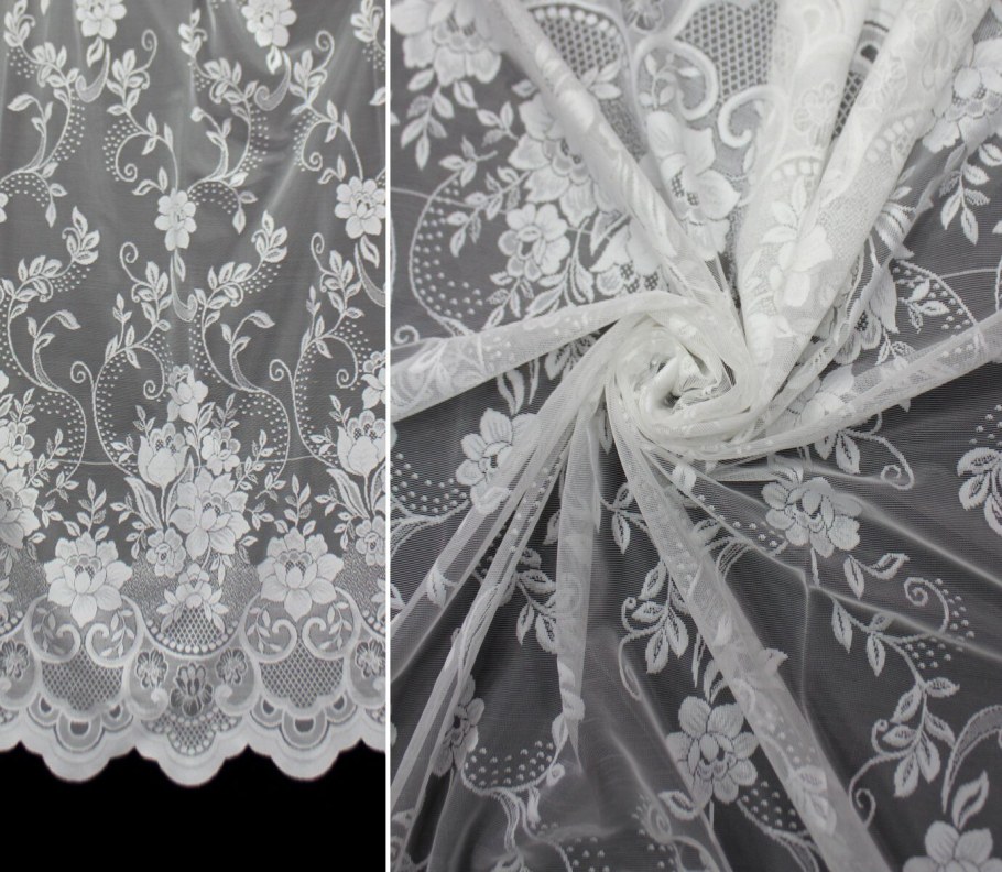 Тюль 24 Lila белый