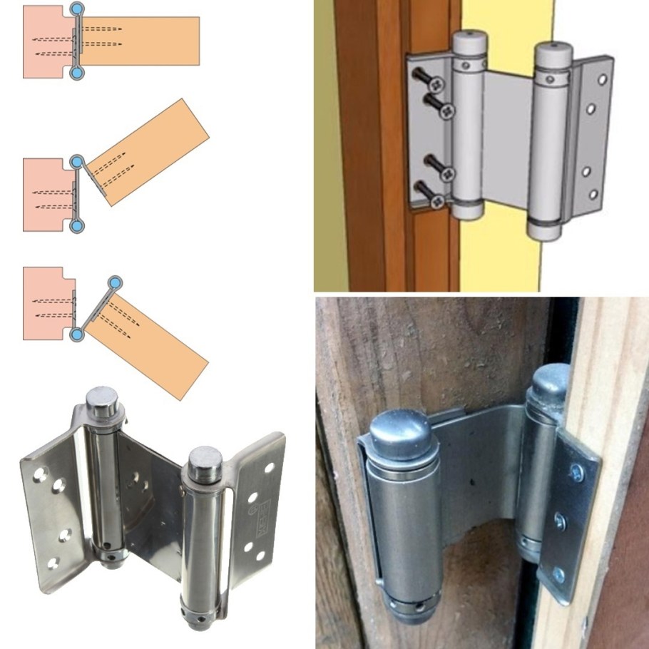 Дверные петли для крепления сверху и низу