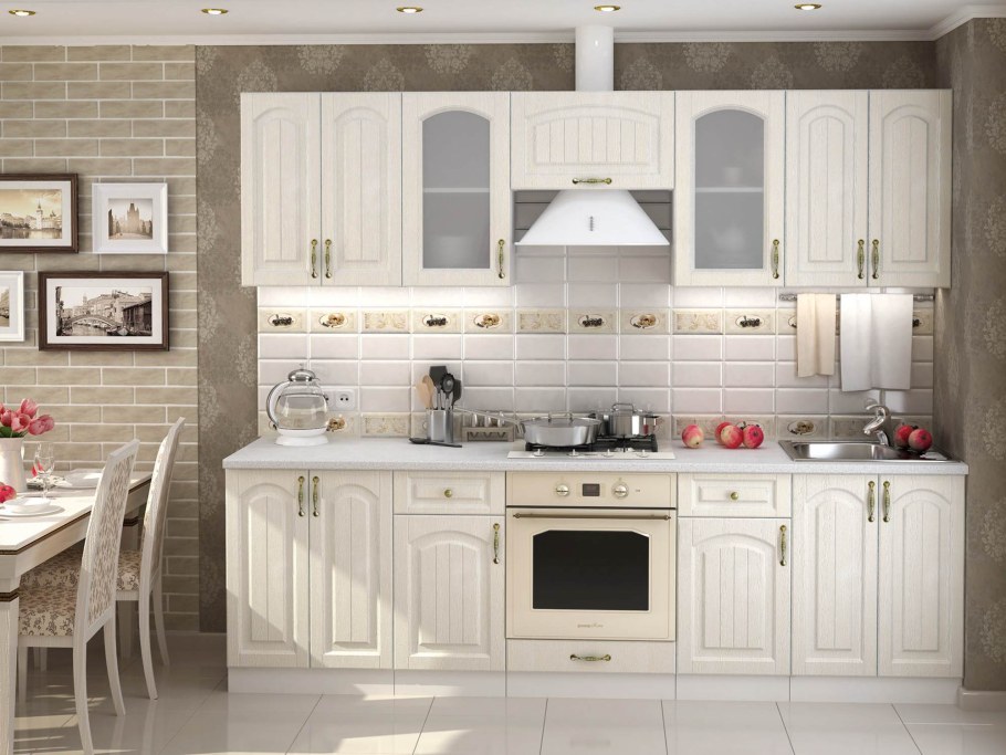 Кухня Верона ясень золото Сурская