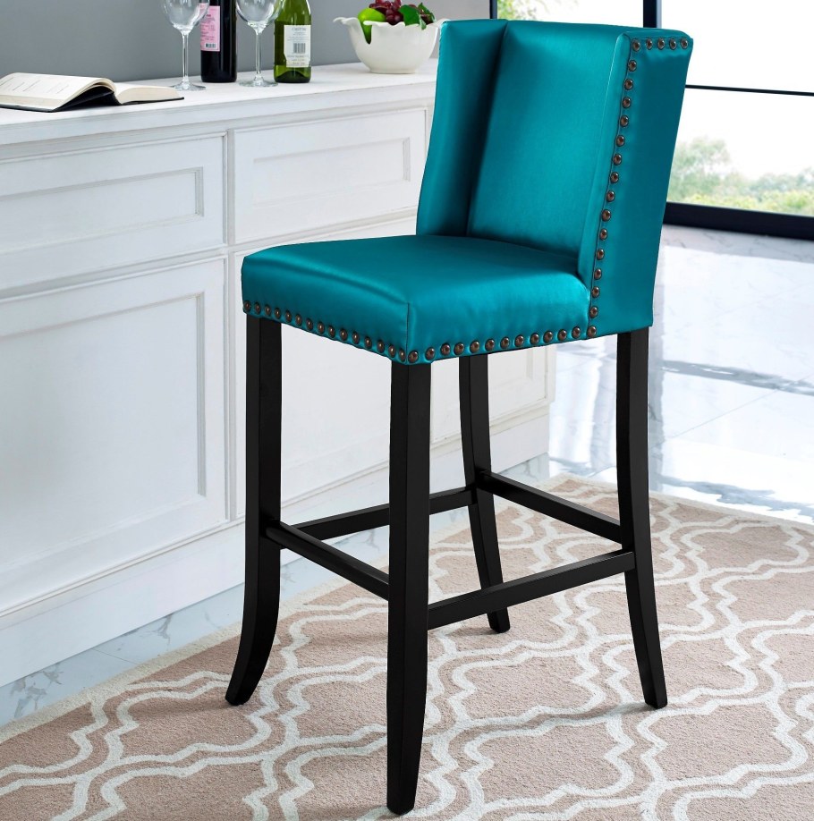 Стул барный бирюза