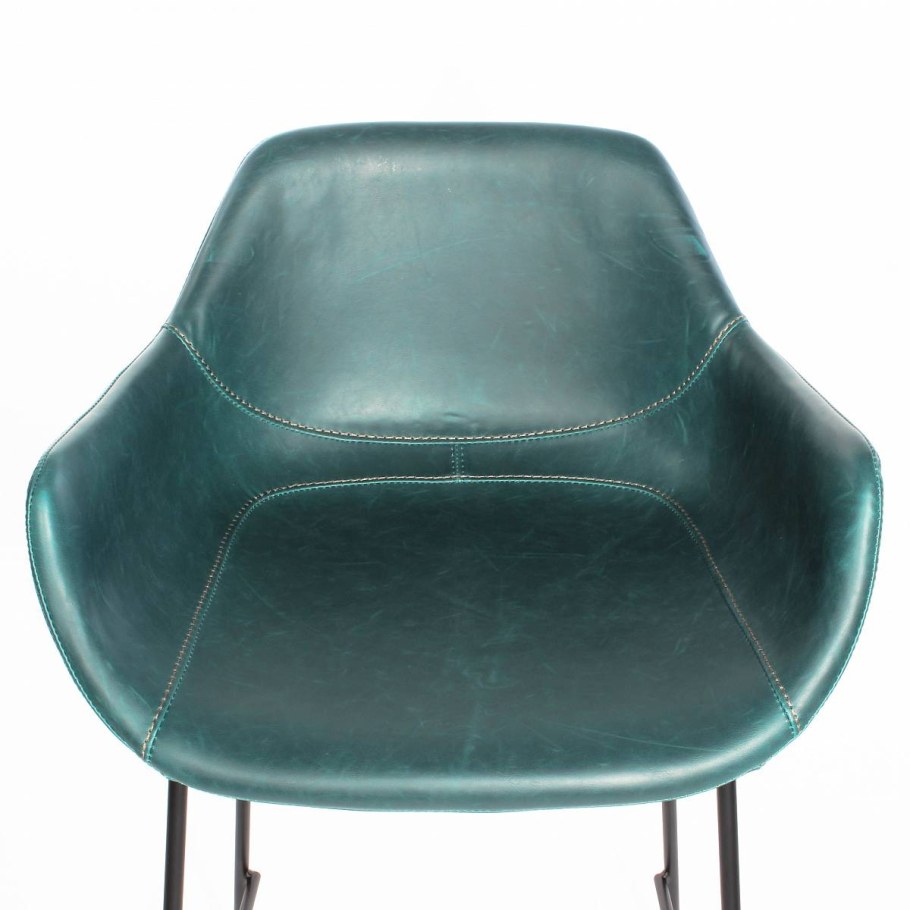 Стул полубарный цвет морская волна