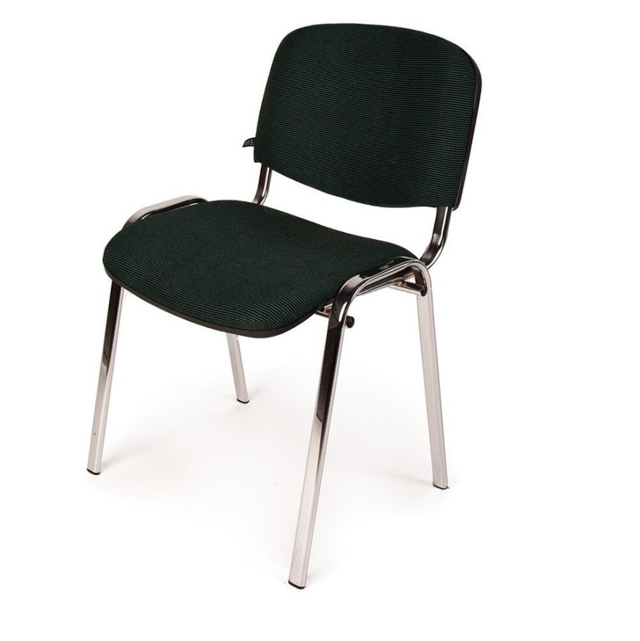 СПРФ стул "ИСО хром ru" (53*61h82) (v-04) (иск.кожа, черный)