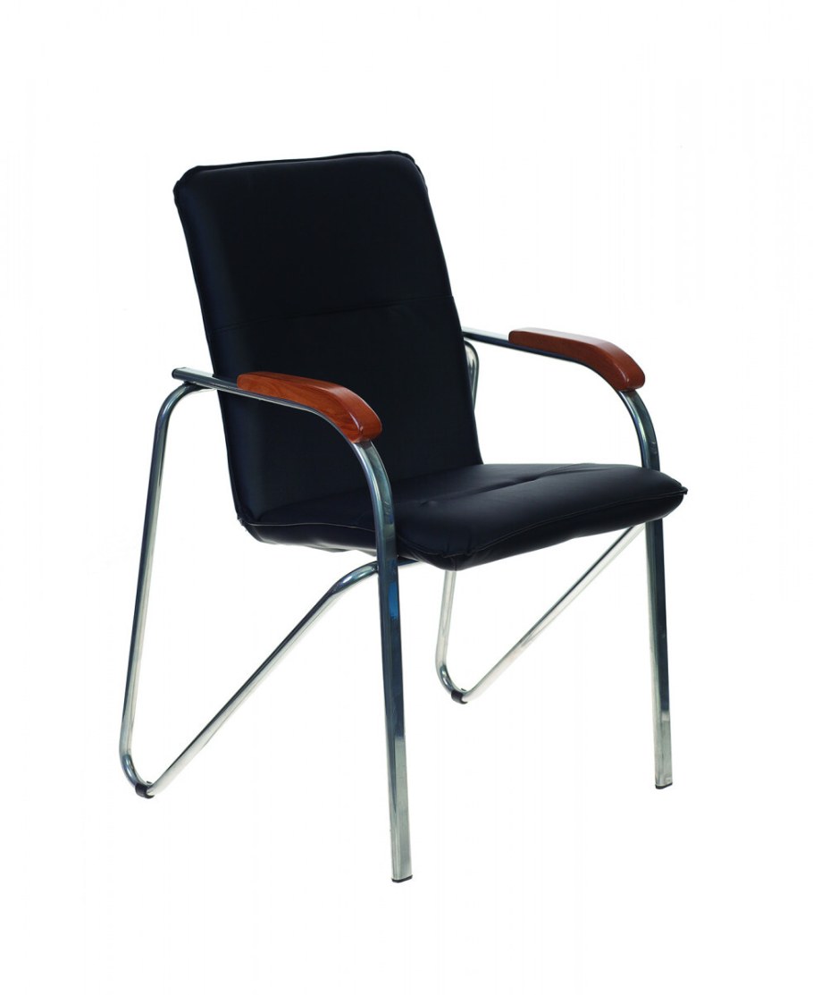 Стул Самба хром (черный)