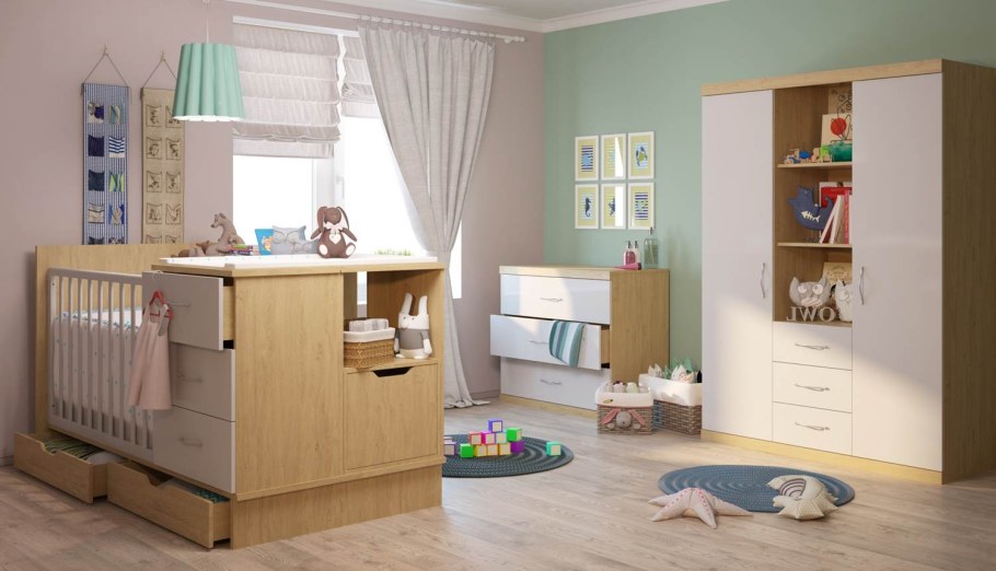 Кроватка-трансформер Polini Classic