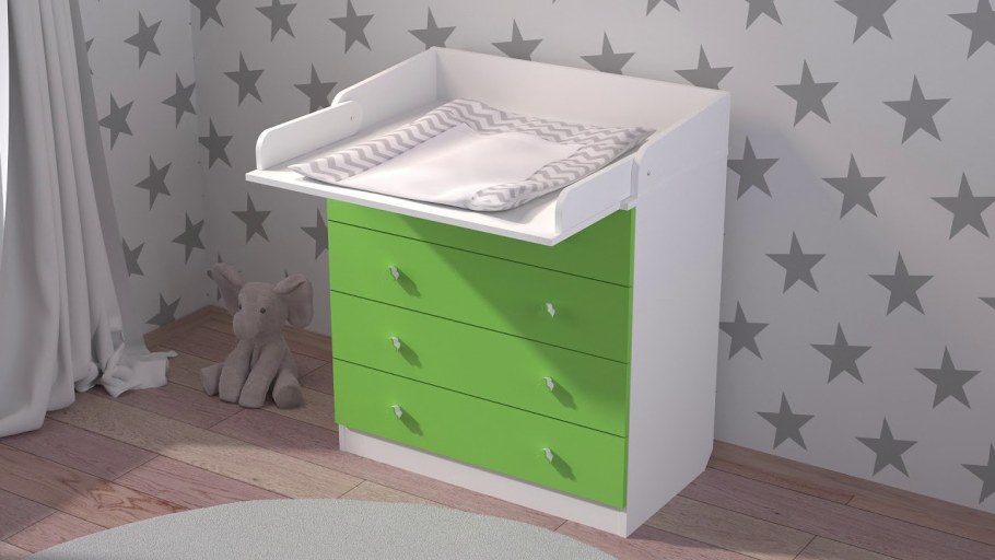 Комод с пеленальной доской Polini Kids French 1580