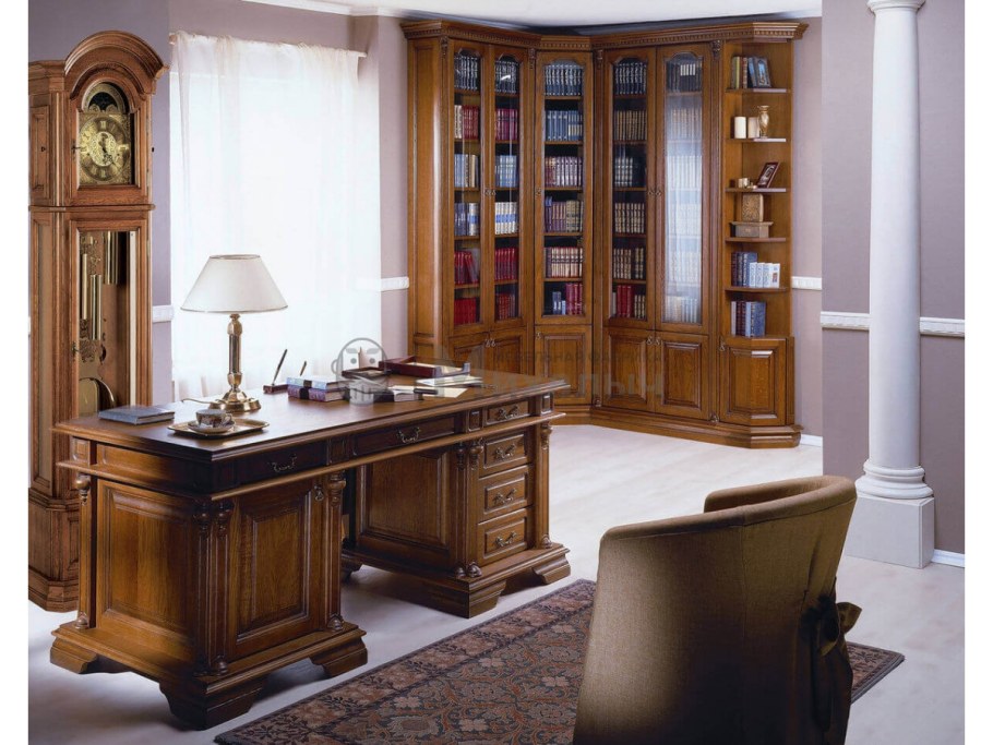 Кабинет из массива дуба